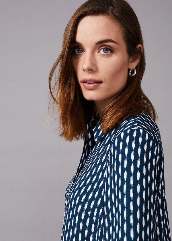 Phase Eight Ikat Printed Shirt Dress