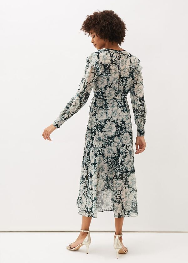Phase Eight Indiana Floral Tiered Dress
