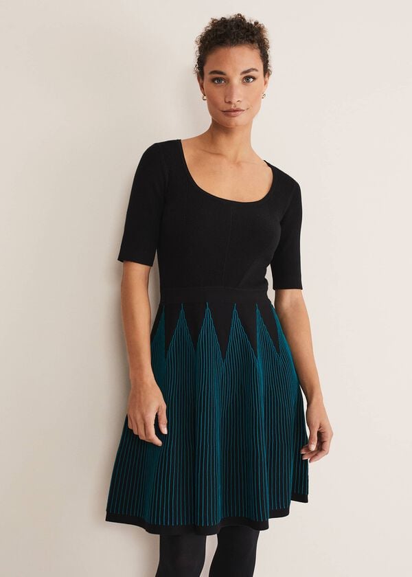 phase eight Isadora Knitted Mini Dress