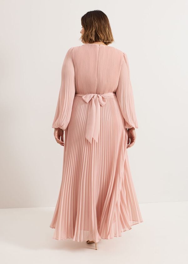 Phase Eight Isadora Pale Pink Maxi Dress