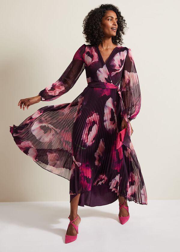 phase eight Isadora Pleated Dress