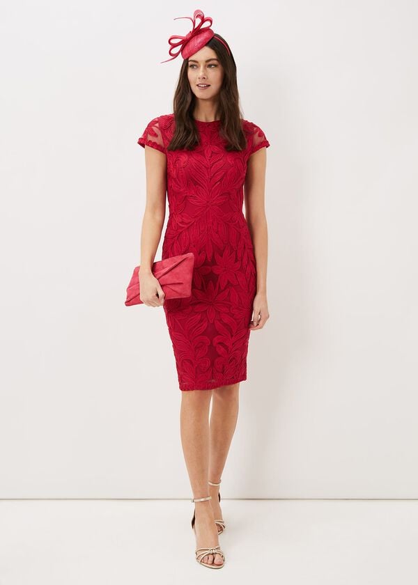 Phase Eight Isobel Tapework Midi Dress