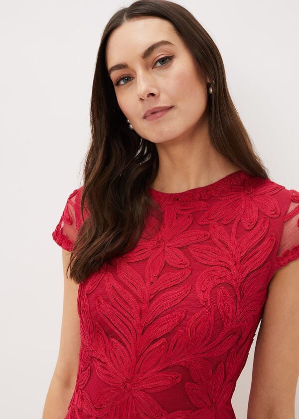Phase Eight Isobel Tapework Midi Dress
