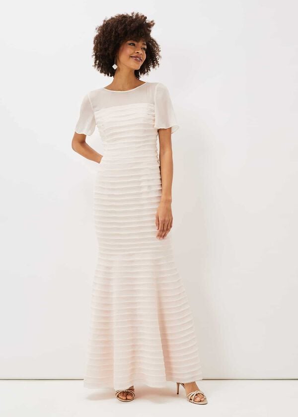 phase eight Ivanka Layered Fishtail Dress