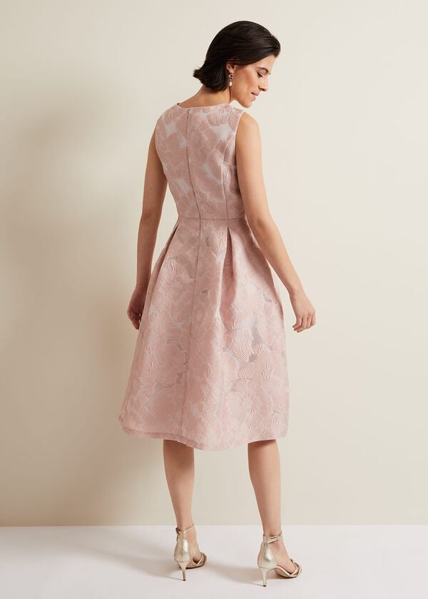 Phase Eight Jacesta Jacquard Fit And Flare Dress