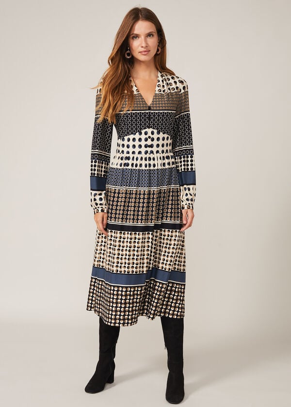 Phase Eight Jacinta Spot Print Dress