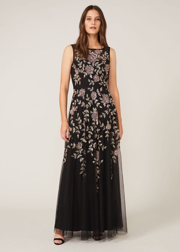 phase eight Jacqueline Embellished Tulle Dress