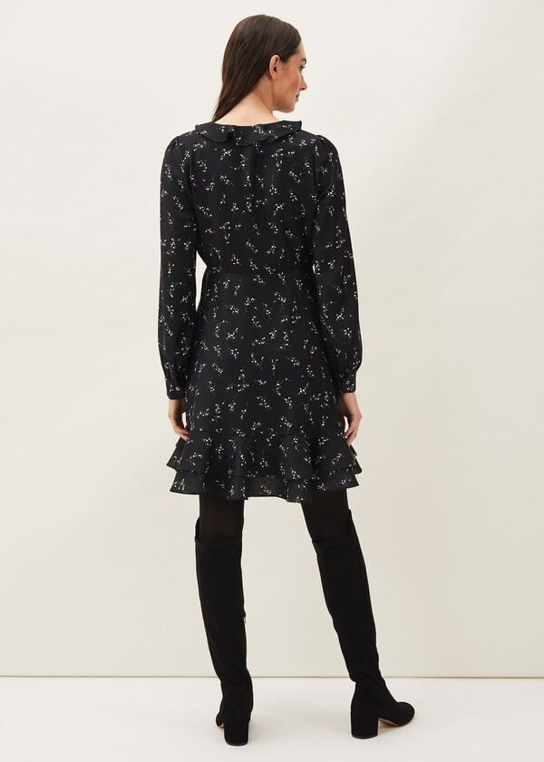 Phase Eight Jamila Ditsy Print Wrap Dress