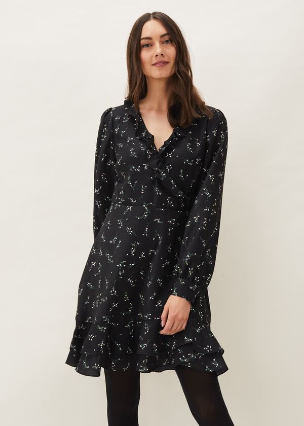 phase eight Jamila Ditsy Print Wrap Dress