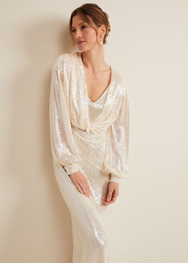 Phase Eight Jamila Sequin Maxi Bridal Dress