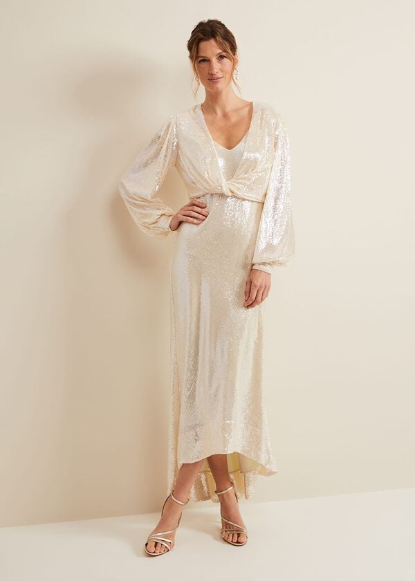 phase eight Jamila Sequin Maxi Bridal Dress
