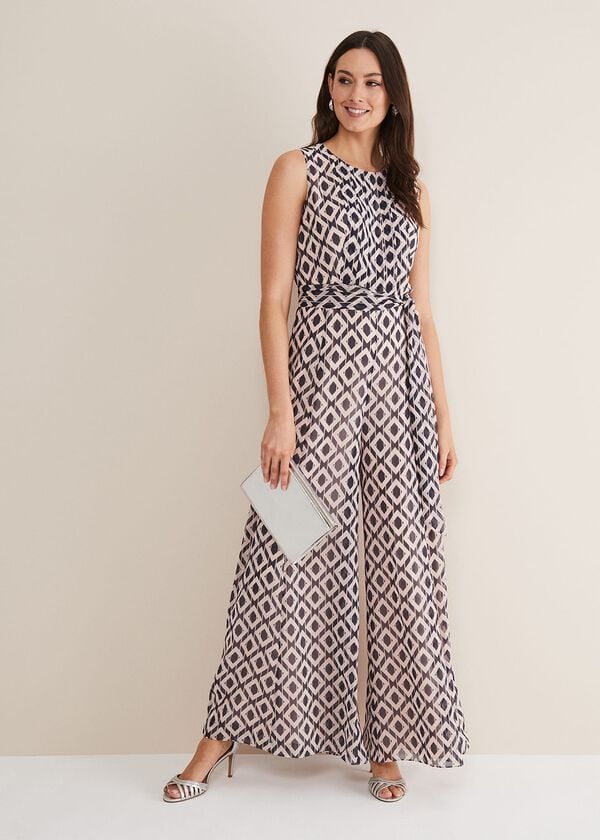 phase eight Janine Geo Wide Leg Jumpsuit