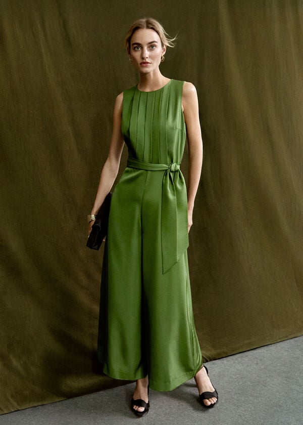 phase eight Janine Green Wide Leg Jumpsuit