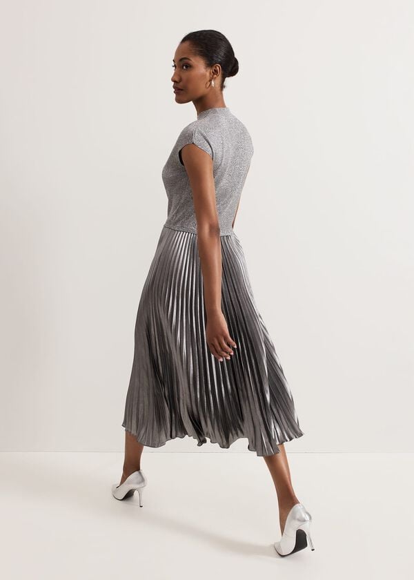 Phase Eight Jayla Metallic Knit Dress