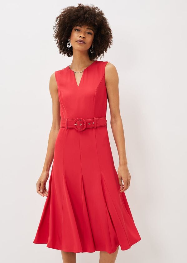 phase eight Jayne Belted Panelled Dress