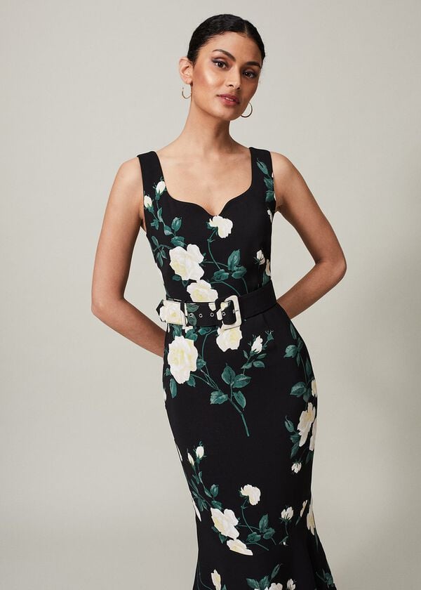 Phase Eight Jazmina Belted Tiered Dress