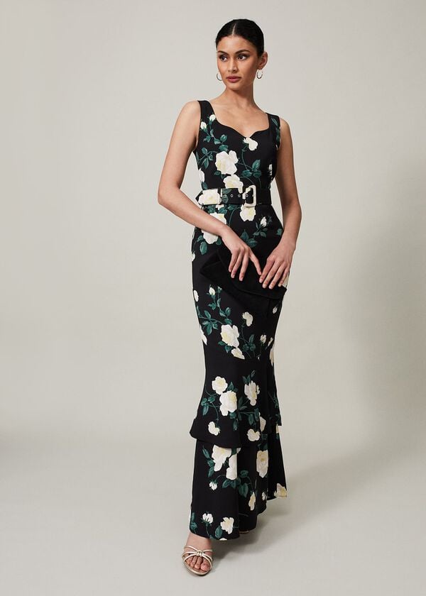 phase eight Jazmina Belted Tiered Dress