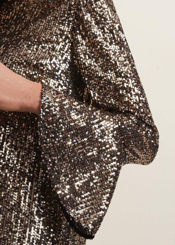 Phase Eight Jemima Sequin Shift Mini Dress