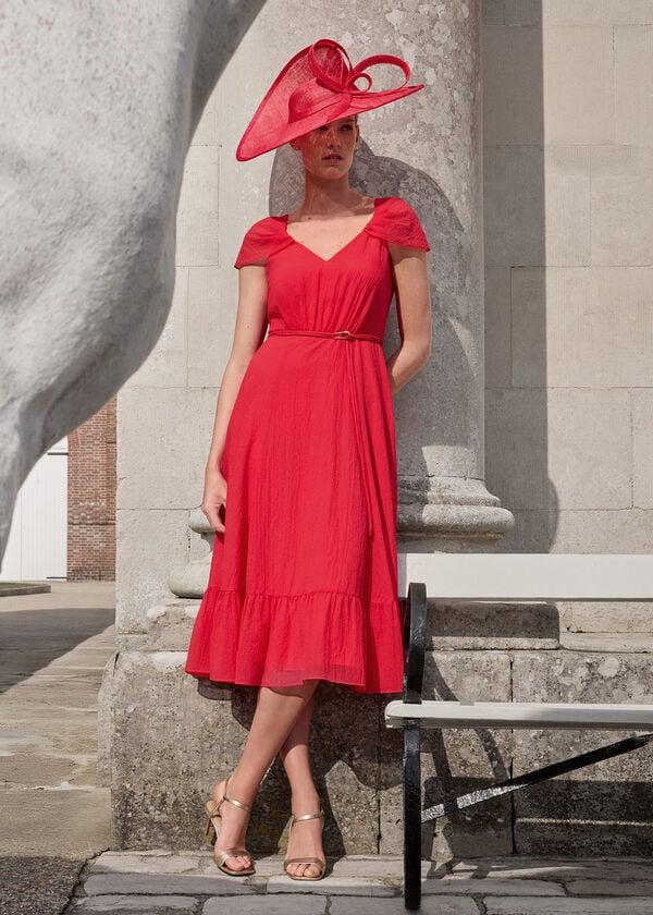 Phase Eight Jen Pink Midi Dress