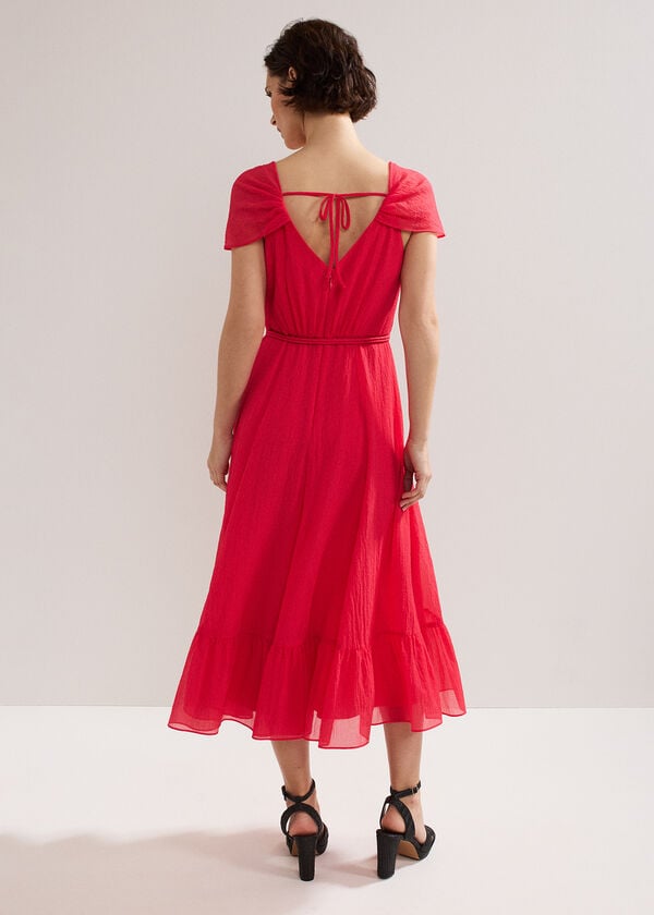 Phase Eight Jen Pink Midi Dress