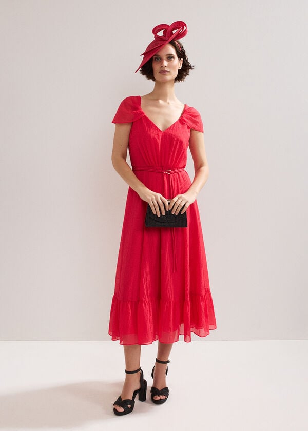 phase eight Jen Pink Midi Dress