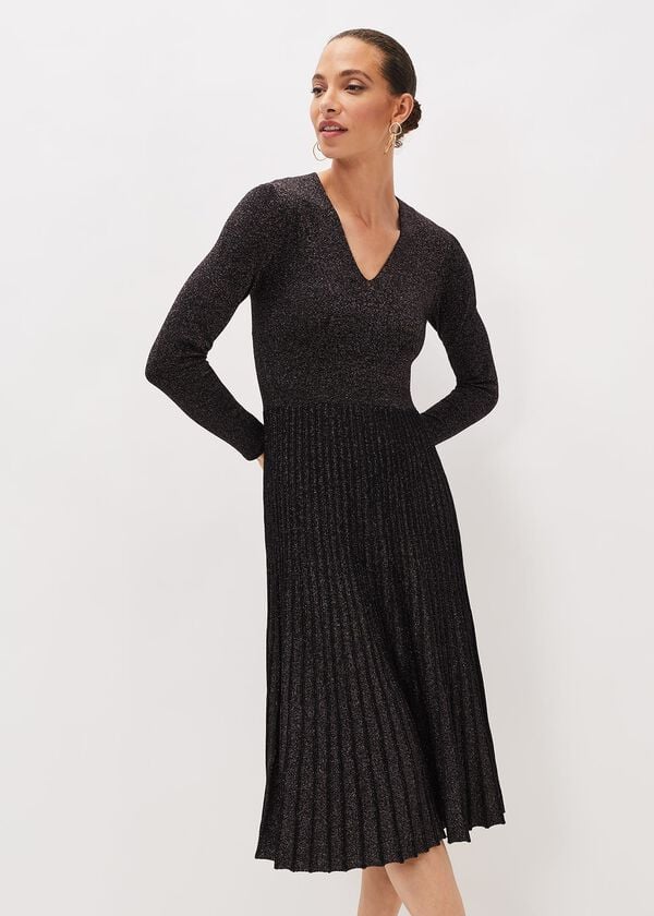 Phase Eight Jessamine Shimmer Knit Dress