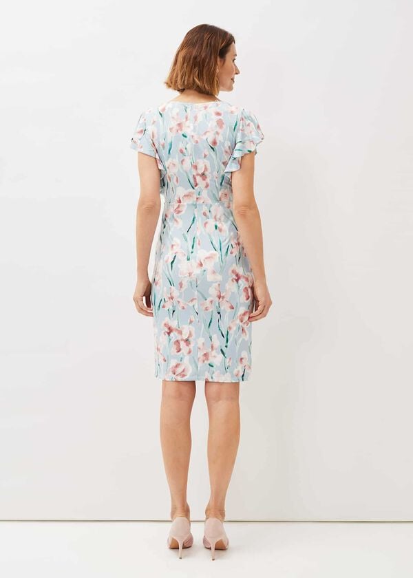 Phase Eight Jessie Watercolour Floral Jersey Dress