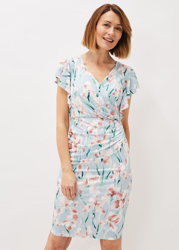 Phase Eight Jessie Watercolour Floral Jersey Dress