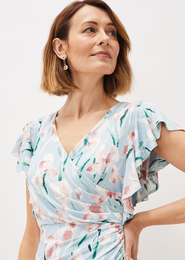 Phase Eight Jessie Watercolour Floral Jersey Dress