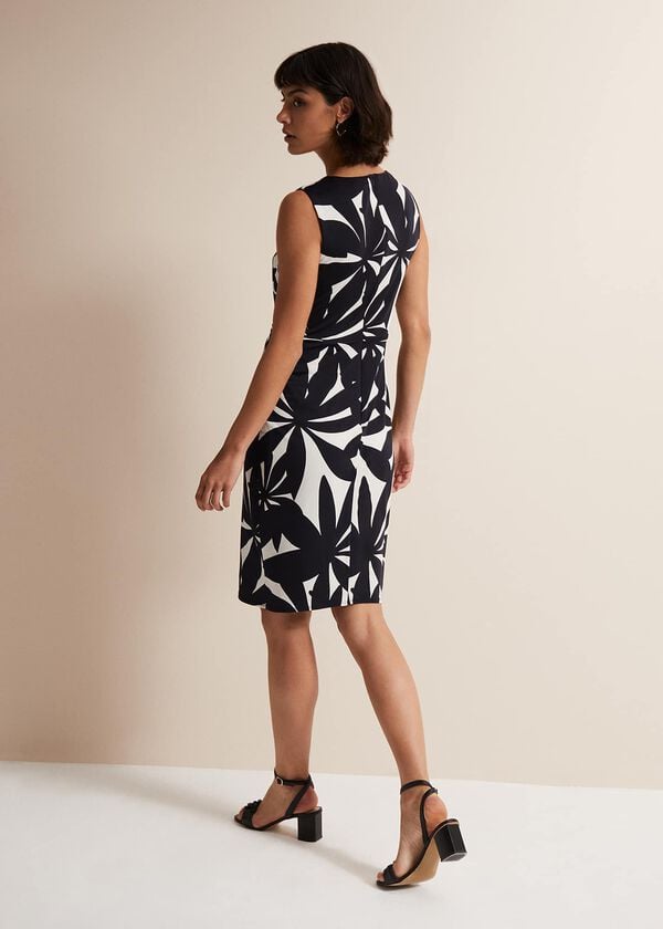 Phase Eight Joanna Leaf Print Bodycon Dress