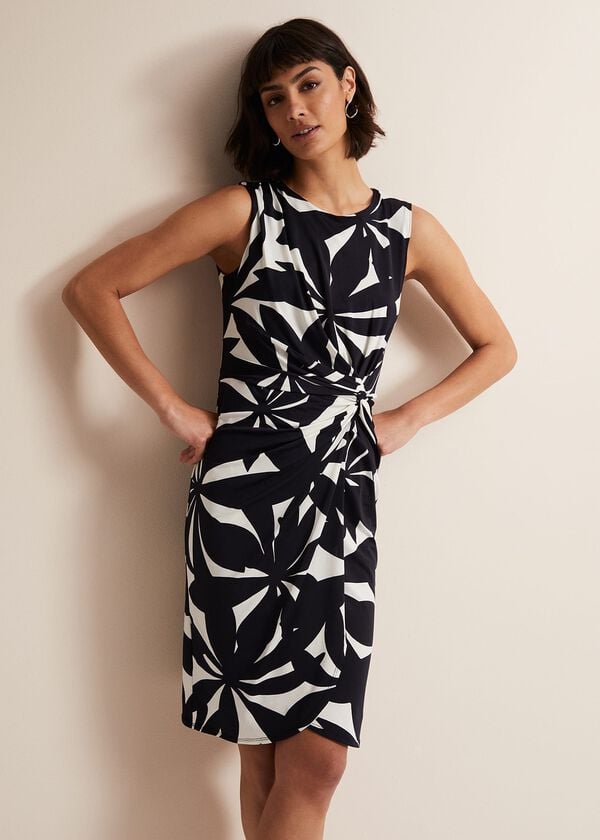 phase eight Joanna Leaf Print Bodycon Dress