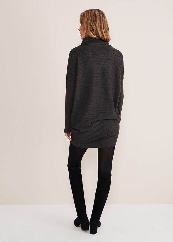 Phase Eight Jocelin Roll Neck Knit Dress