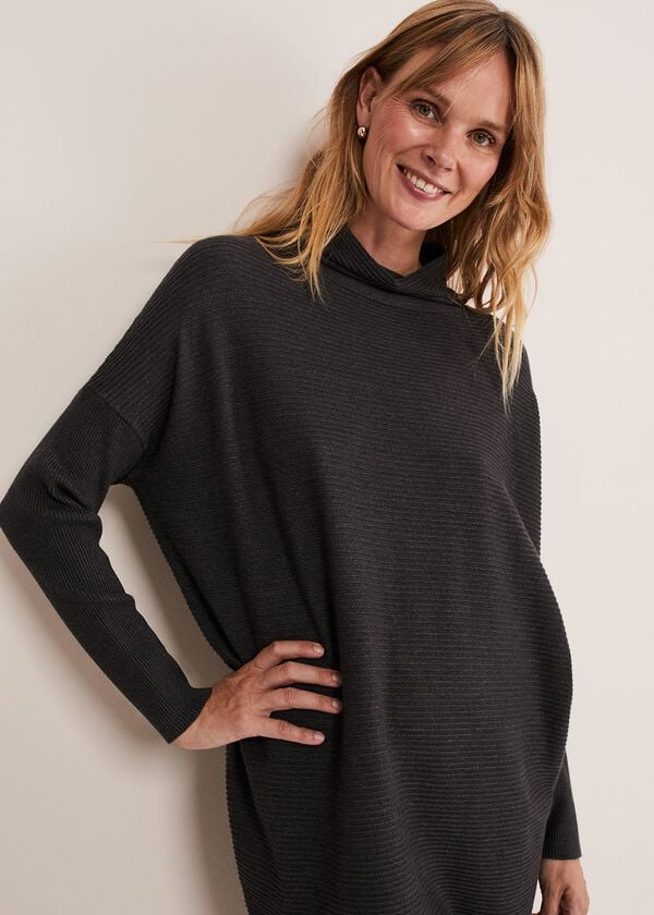 Phase Eight Jocelin Roll Neck Knit Dress