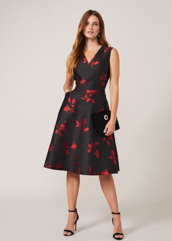 Phase Eight Jordyn Floral Jacquard Dress