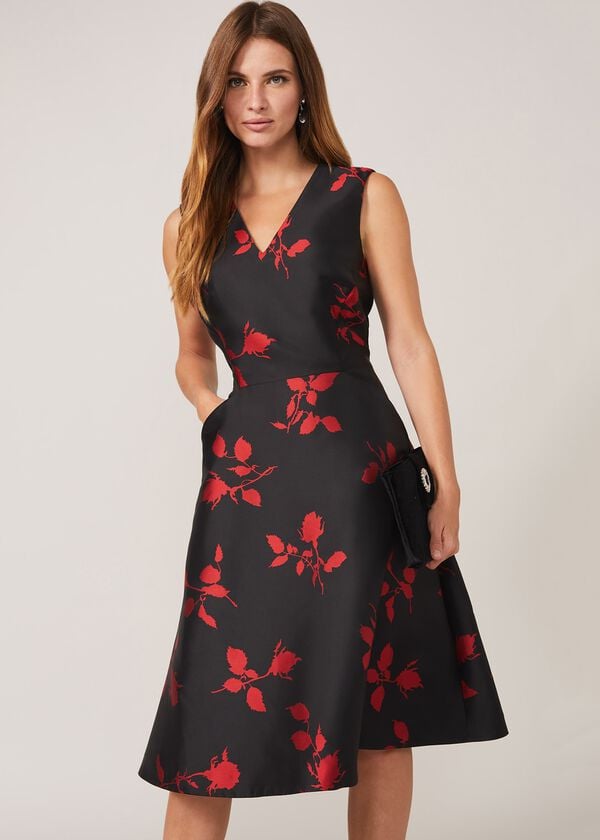 phase eight Jordyn Floral Jacquard Dress