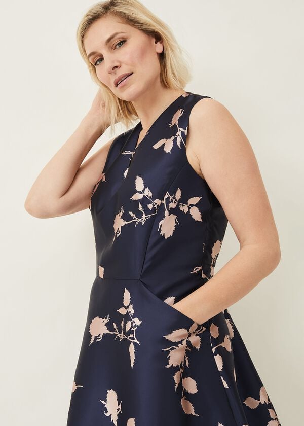 Phase Eight Jordyn Jacquard Fit And Flare Dress