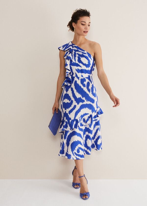 Phase Eight Joy One Shoulder Midi Dress