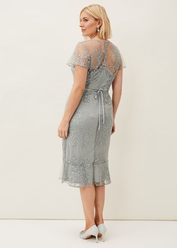 Phase Eight Juliana Floral Embroidered Dress