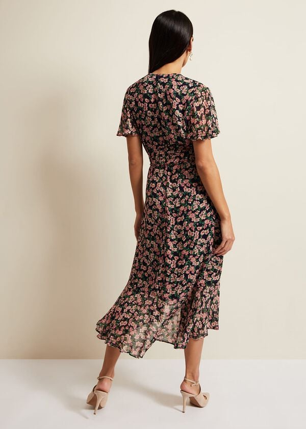 Phase Eight Juliette Fil Coupe Print Dress