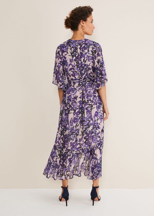 Phase Eight Juliette Floral Wrap Midaxi Dress