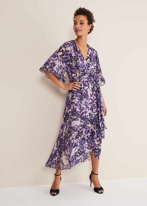 Phase Eight Juliette Floral Wrap Midaxi Dress