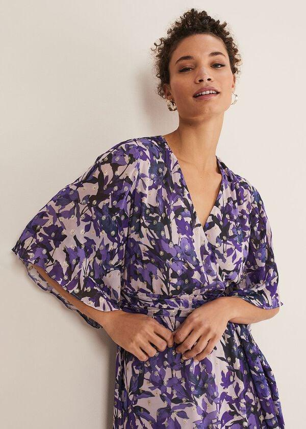 Phase Eight Juliette Floral Wrap Midaxi Dress
