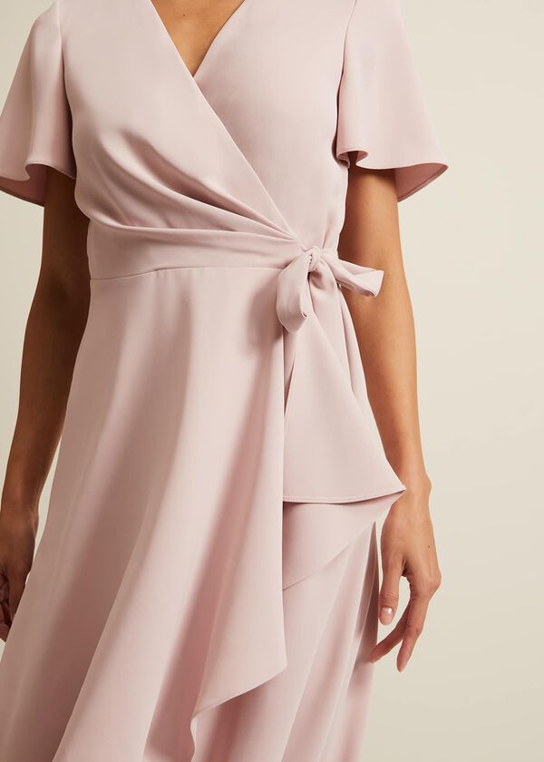 Phase Eight Julissa Frill Wrap Midi Dress