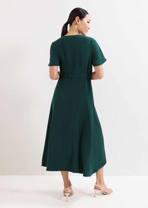 Phase Eight Julissa Green Wrap Midi Dress