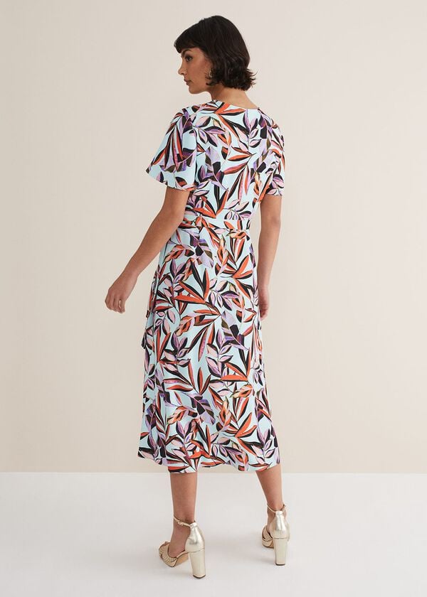 Phase Eight Julissa Ruffle Wrap Midi Dress