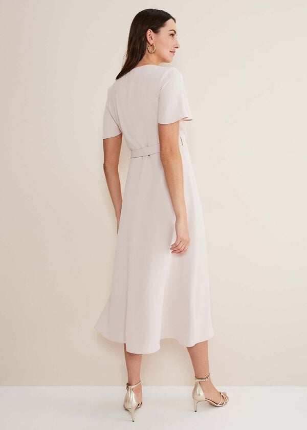 Phase Eight Julissa Ruffle Wrap Midi Dress