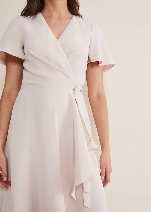 Phase Eight Julissa Ruffle Wrap Midi Dress