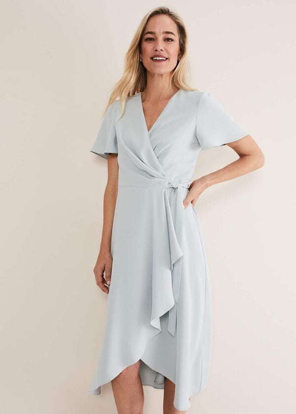 Phase Eight Julissa Ruffle Wrap Midi Dress