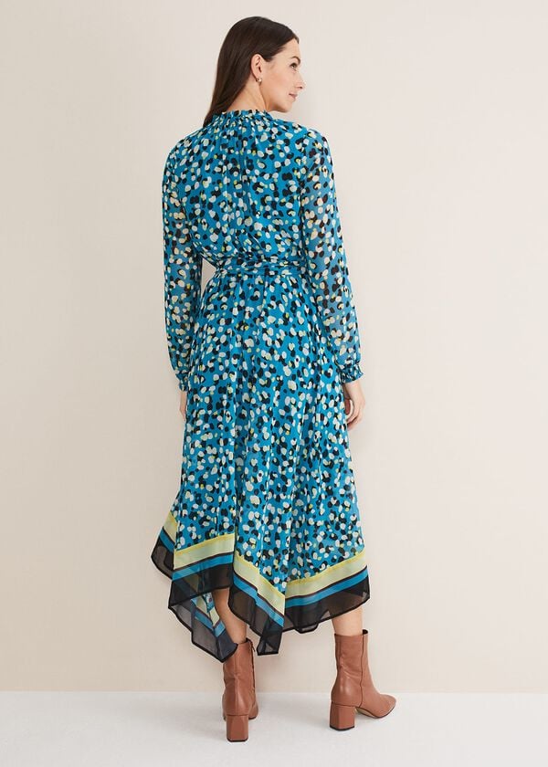 Phase Eight Juno Border Hem Midi Dress