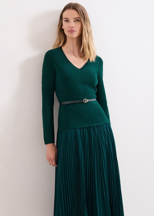 Phase Eight Kai V Neck Dress